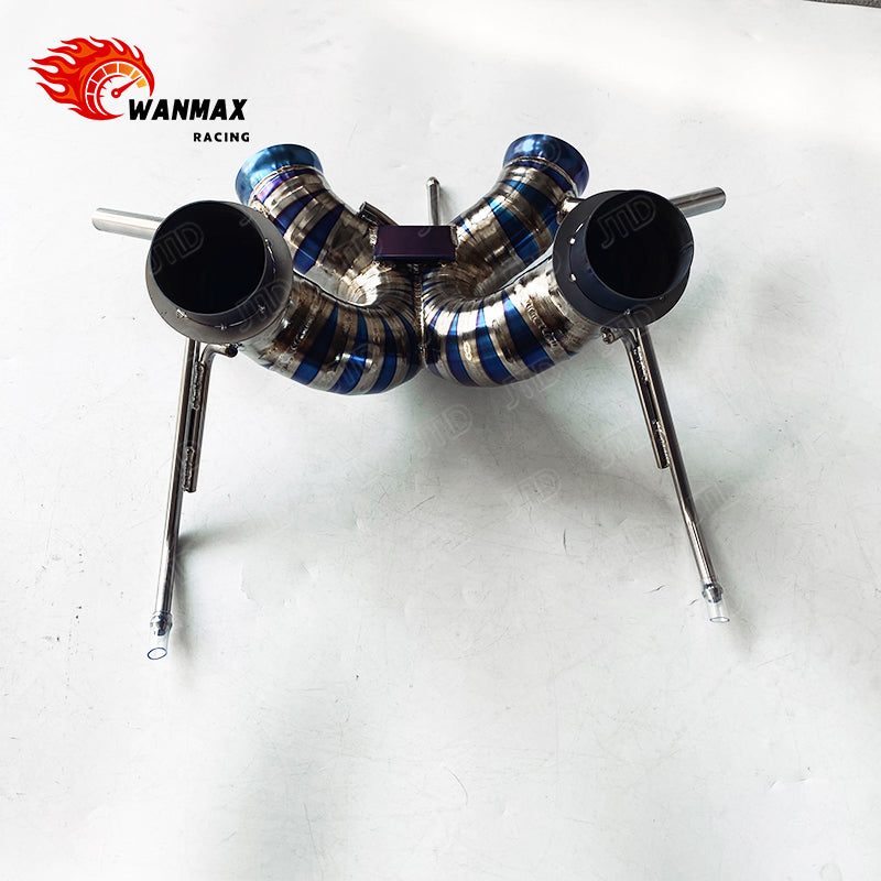 High Performance Titanium Exhaust Catback System for Mclaren 600LT Straight Pipe Design Exhaust