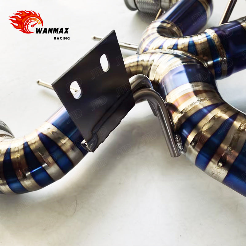 For McLaren 720S Performance Upgrade 765LT Style Burnt Blue Titanium Exhaust System Lightweight Exhaust Conversion