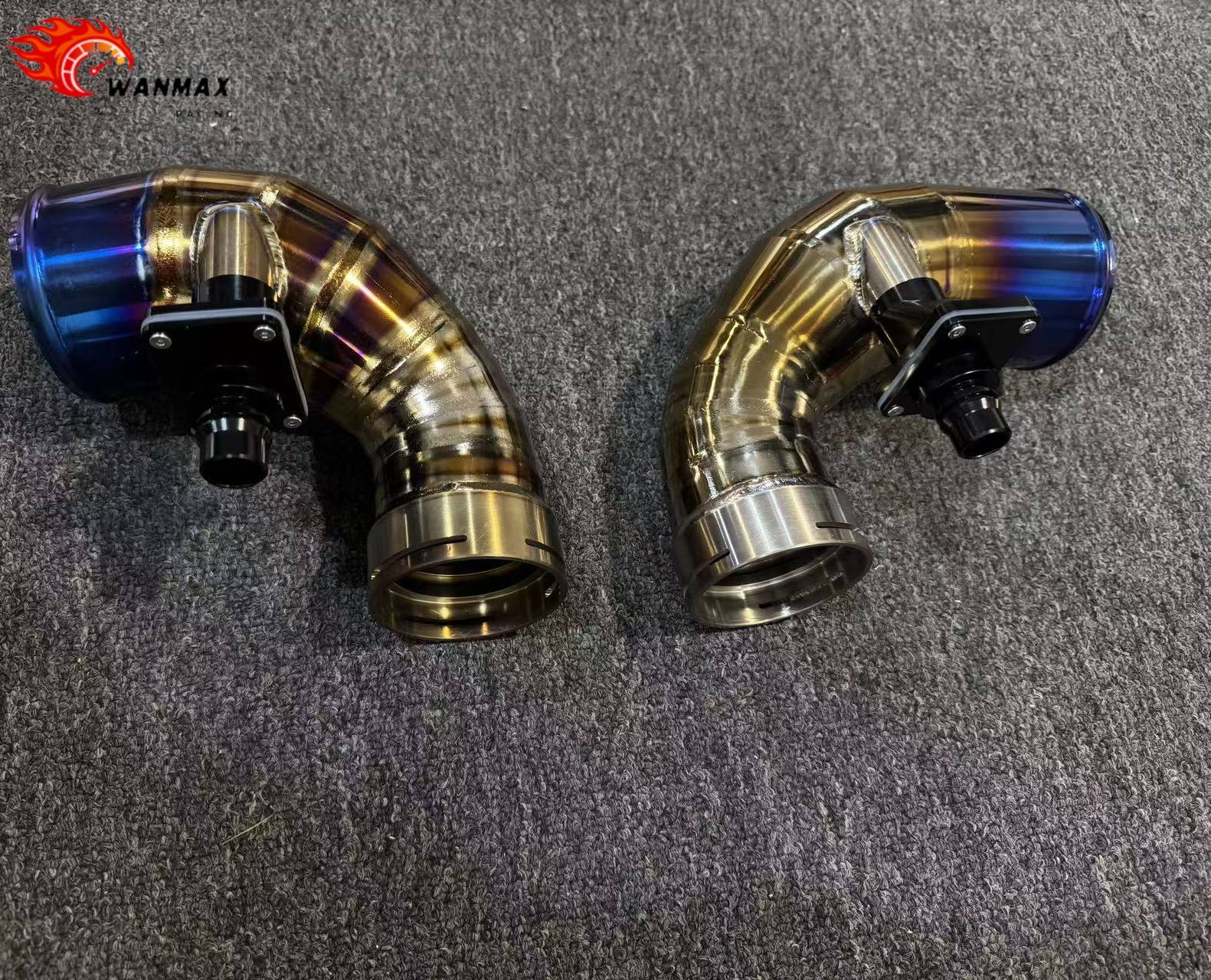 Titanium Turbo Inlet Pipe Kit for BMW F90 M5 F91 F92 M8 4.4T V8 Engine High Flow Intake Air Induction Tuning Upgrades