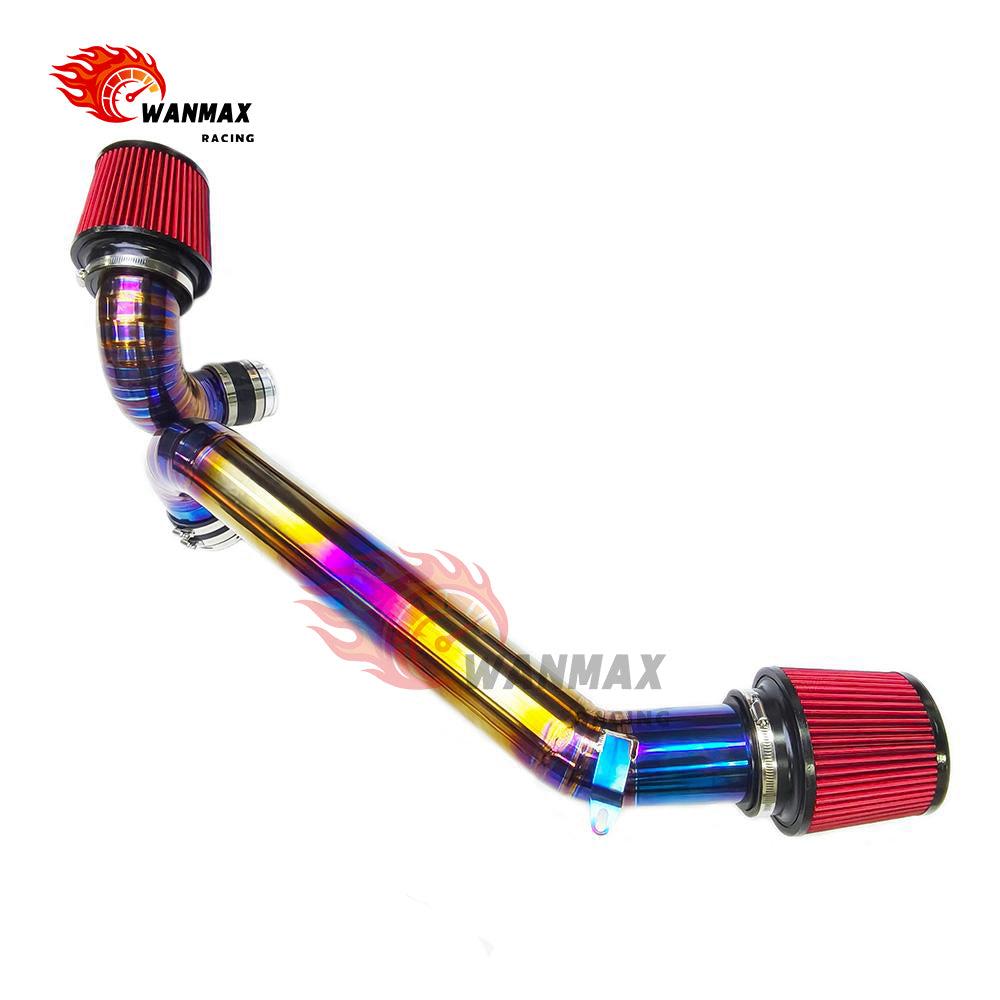 High Flow Top Mount Cold Air Intake Kit for BMW G80 M3 G82 M4 G87 M2 S58 3.0T Engines Titanium Intake Charging Pipe with Mushroom Filters