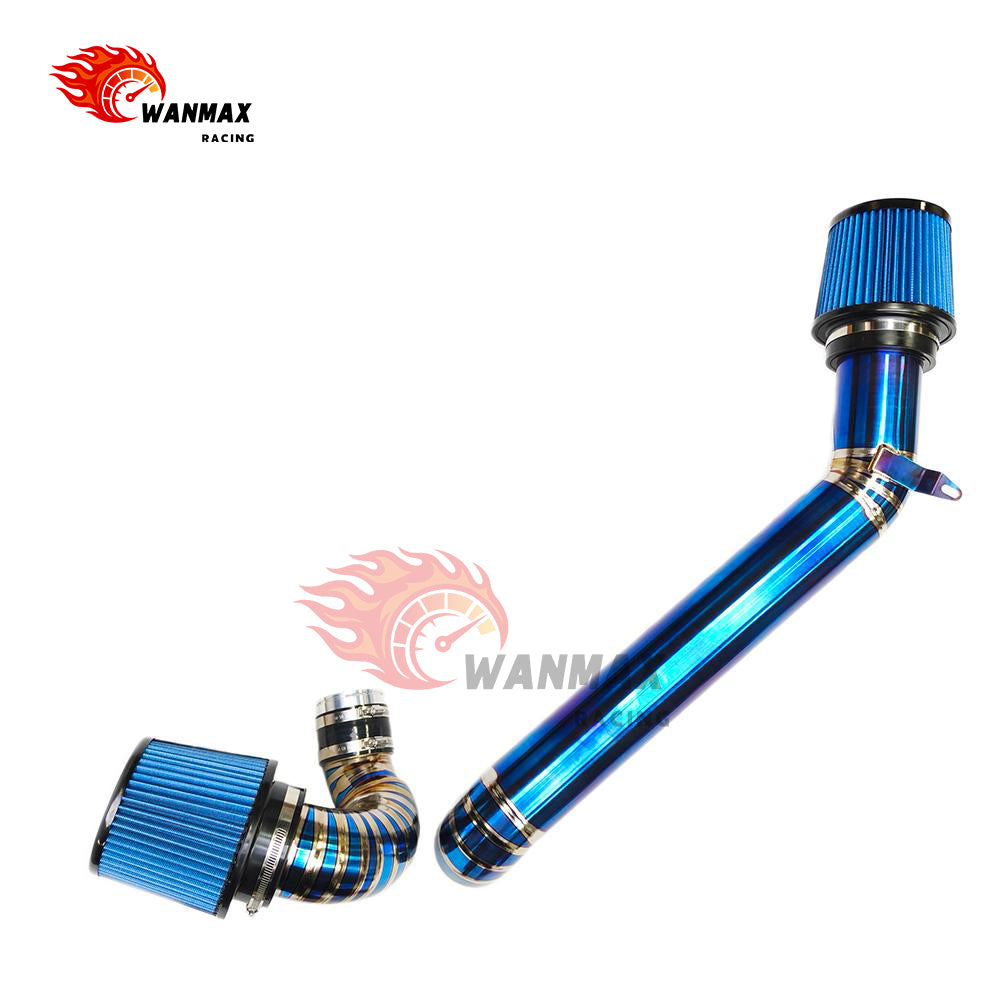 High Flow Top Mount Cold Air Intake Kit for BMW G80 M3 G82 M4 G87 M2 S58 3.0T Engines Titanium Intake Charging Pipe with Mushroom Filters