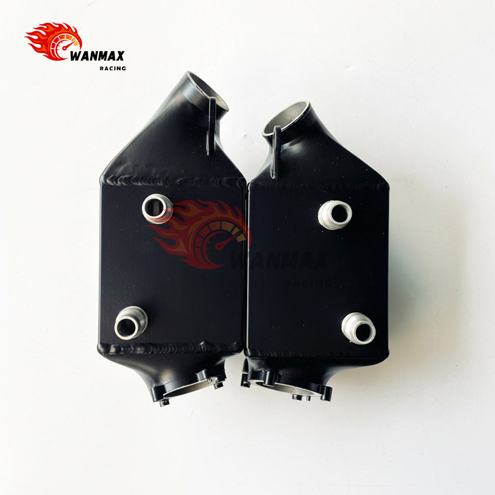 High Flow Top Mount Charge Air Cooler Upgrades Pair for BMW F10 M5 F06 F12 F13 M6 S63 4.4T V8 Water-to-Air Intercooler JT-PC75