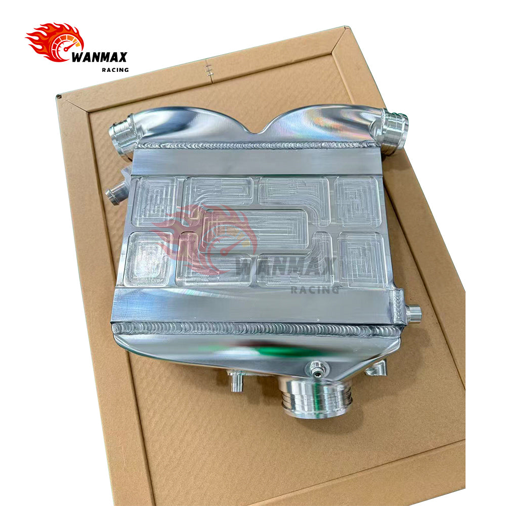 High-Flow Water-to-Air Intercooler Kit with Charge Pipes for Mercedes-Benz M276 3.0T V6 Turbo C43 / E43 / GLC43