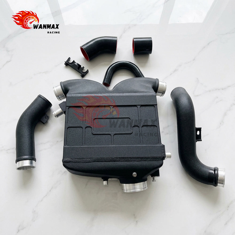 High-Flow Water-to-Air Intercooler Kit with Charge Pipes for Mercedes-Benz M276 3.0T V6 Turbo C43 / E43 / GLC43