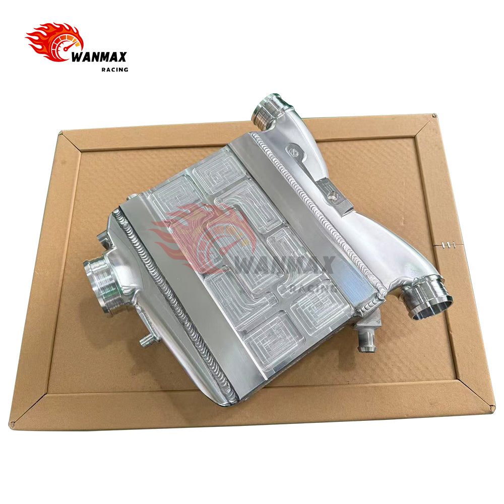 High-Flow Water-to-Air Intercooler Kit with Charge Pipes for Mercedes-Benz M276 3.0T V6 Turbo C43 / E43 / GLC43