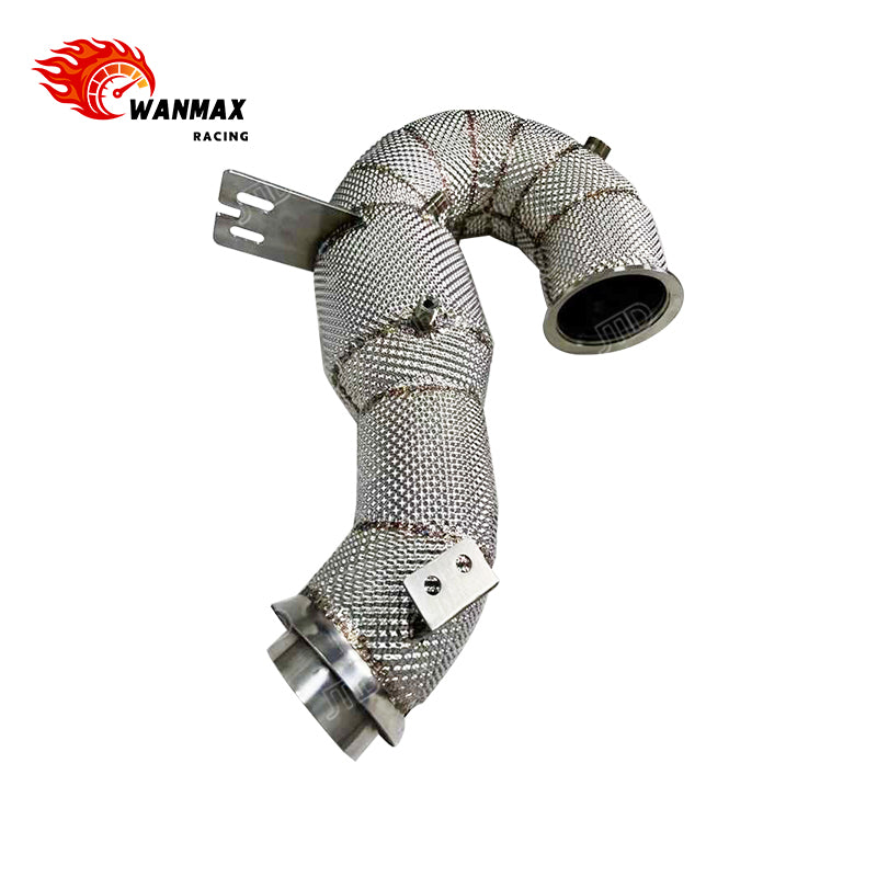 Professional Grade Heat‑Shielded Exhaust Downpipe For Mercedes‑Benz W206 C200 Left‑Hand Drive