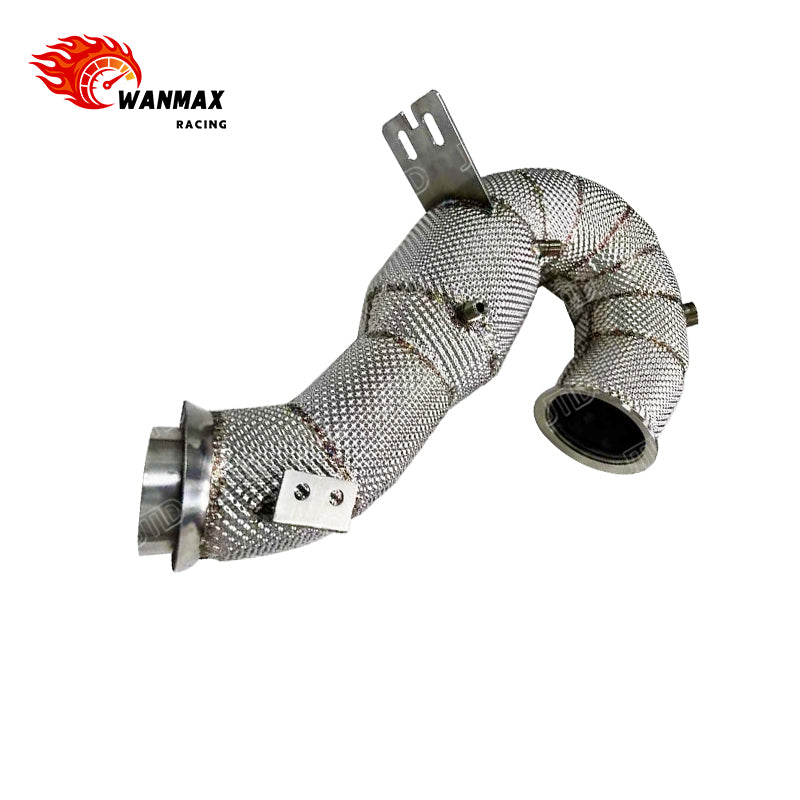 Professional Grade Heat‑Shielded Exhaust Downpipe For Mercedes‑Benz W206 C200 Left‑Hand Drive