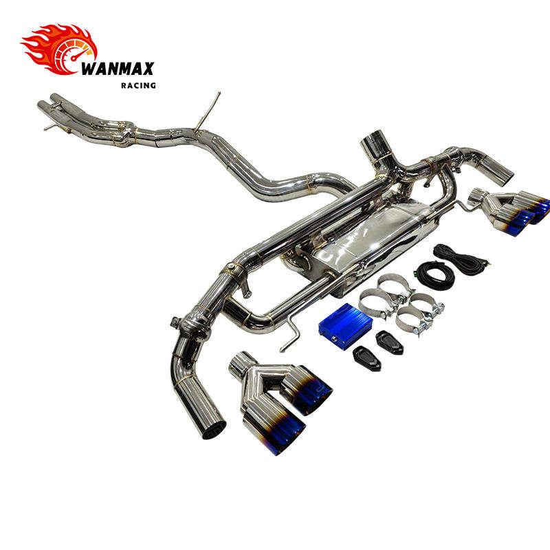 SS304 Electronic Valved Catback Exhaust for 2016-2019 Audi 4M Q7 3.0T V6 Luxury SUV