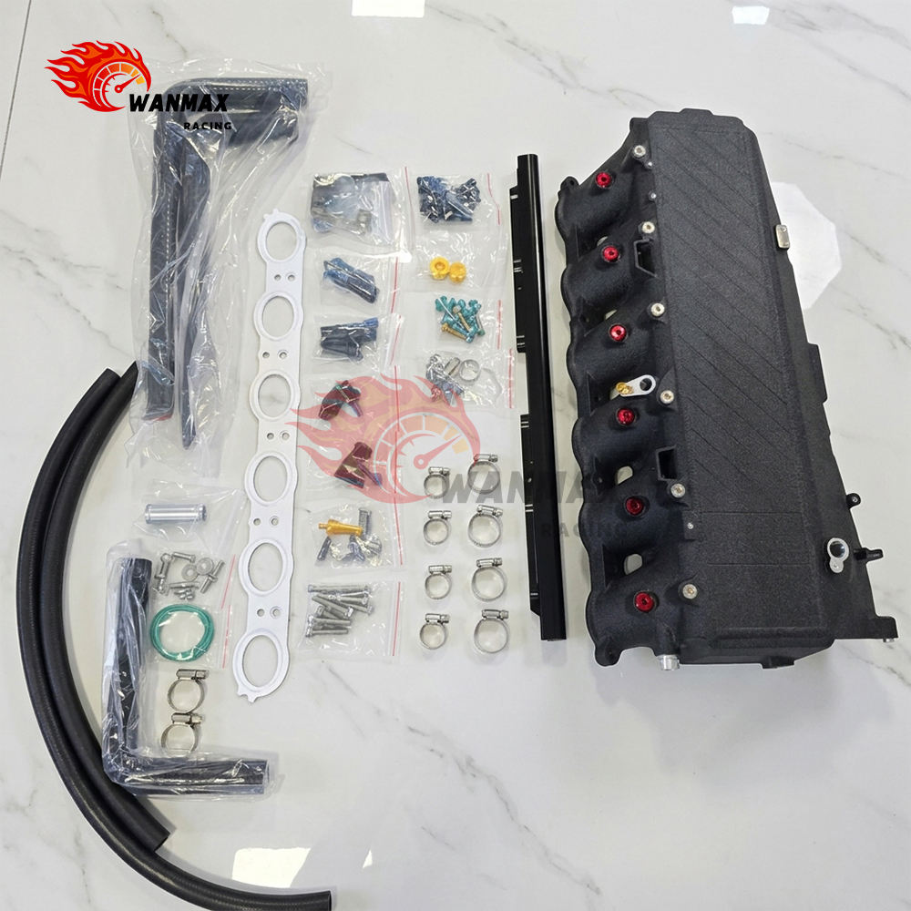 High Performance Semi-Cast B58TU Engine Intake Manifold Charge Air Cooler with Billet Fuel Rail For BMW G20 M340i Toyota Supra A90 A91