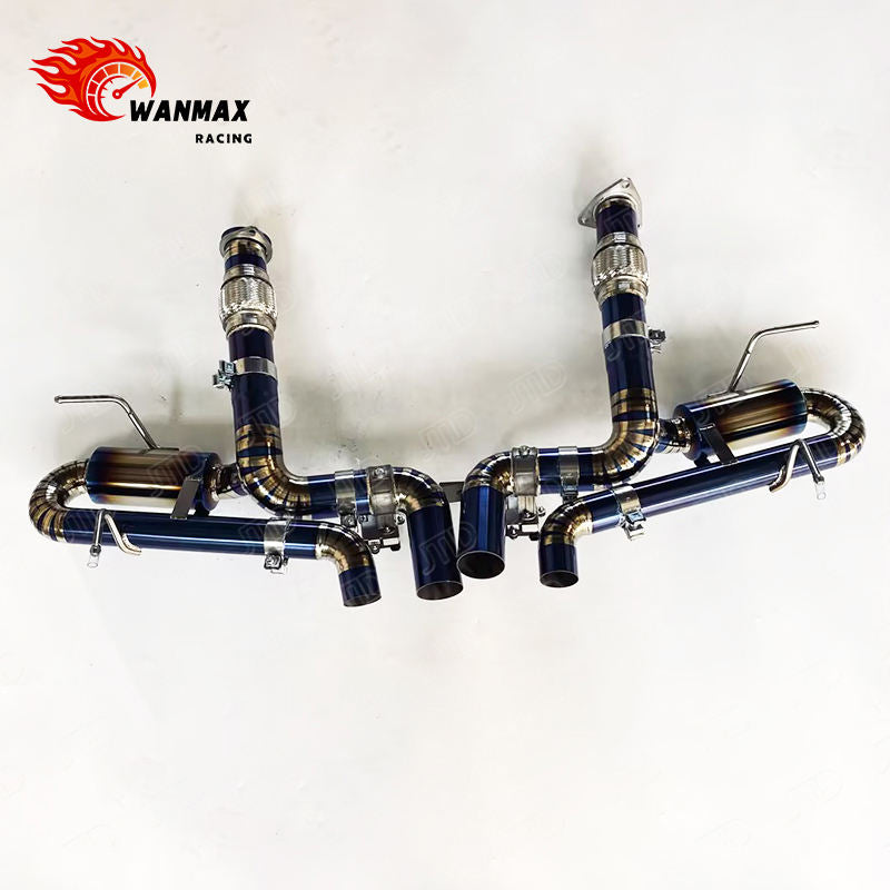 High Performance Valved Design Titanium Exhaust System For Chevrolet Corvette C8 Z06 In Stock & Fast Dispatch