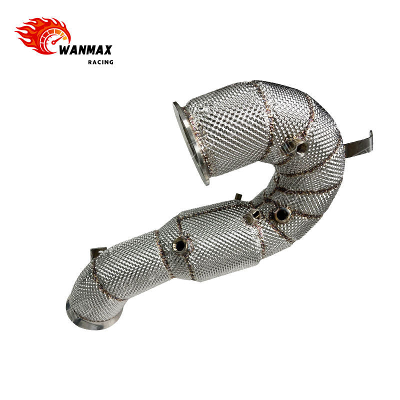 Heat Shielded Exhaust Downpipe for Mercedes-Benz C300 W206 2.0T