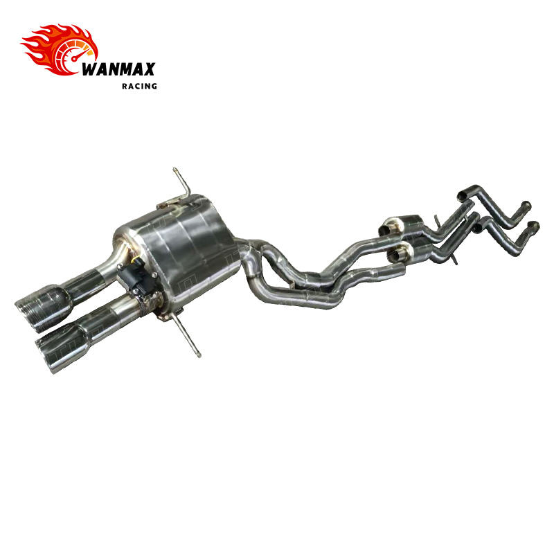 Performance Stainless Steel Catback Valved Muffler Exhaust System for BMW 330Ci E46 3.0L 2001