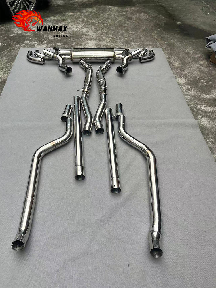 Mirror Polished T304 SS Valved Catback Exhaust for BMW X7 G07 40i M50i M60i B58/N63 2019+ SUV