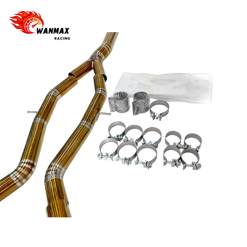 Valvetronic Burnt Blue Tip Titanium Catback Exhaust System for BMW G80 M3 G82 M4 S58 3.0L Twin Turbo