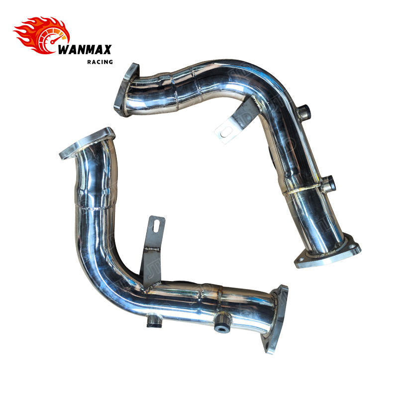 Performance 304 Stainless Steel High Flow Exhaust Downpipe for Audi S5 B8 Coupe 4.2L V8 LHD 2008-2012