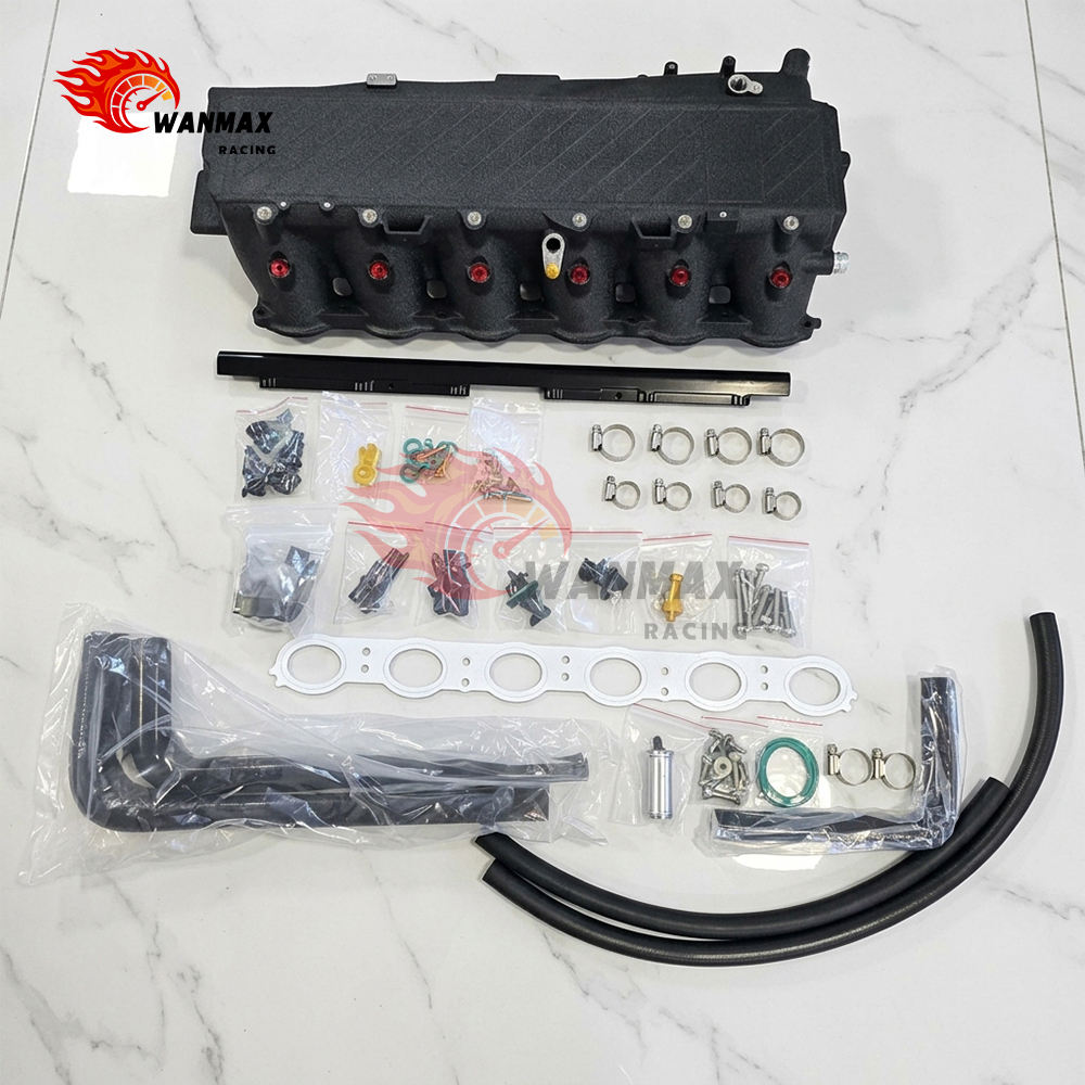 High Performance Semi-Cast B58TU Engine Intake Manifold Charge Air Cooler with Billet Fuel Rail For BMW G20 M340i Toyota Supra A90 A91