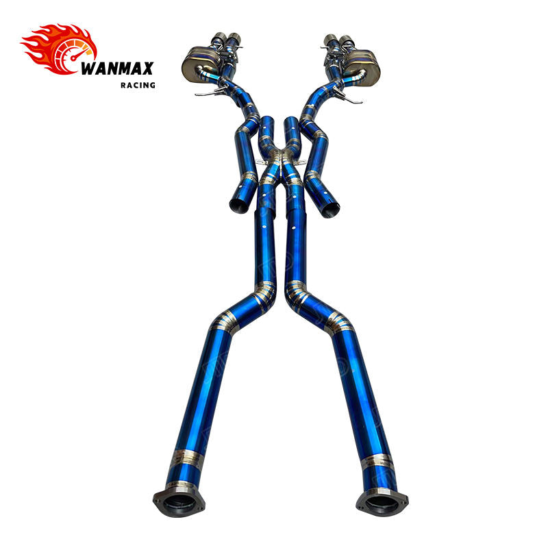 Electronic Valved Catback Muffler Exhaust for BMW E60 M5 E63 M6 S85 V10 5.0L with Stainless Tips