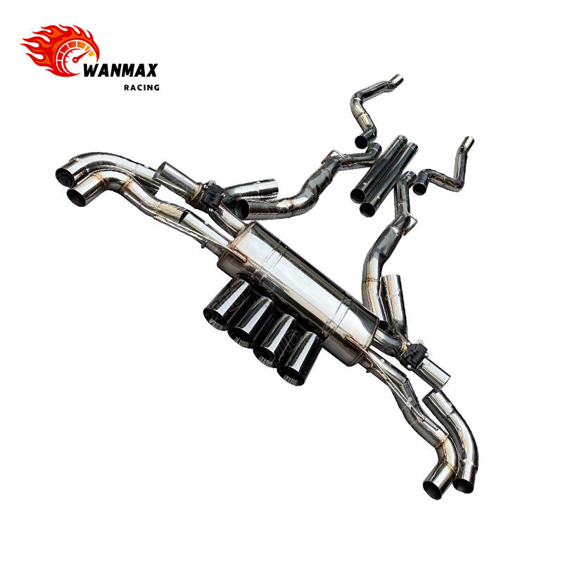 Mirror Polished T304 SS Valved Catback Exhaust for BMW X7 G07 40i M50i M60i B58/N63 2019+ SUV