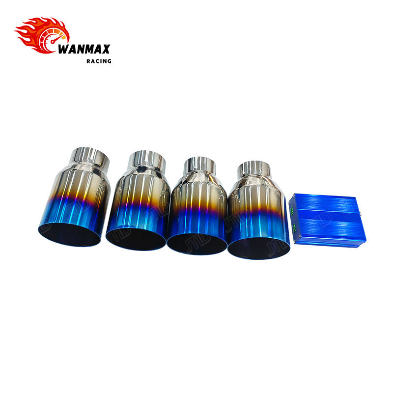 Valvetronic Burnt Blue Tip Titanium Catback Exhaust System for BMW G80 M3 G82 M4 S58 3.0L Twin Turbo