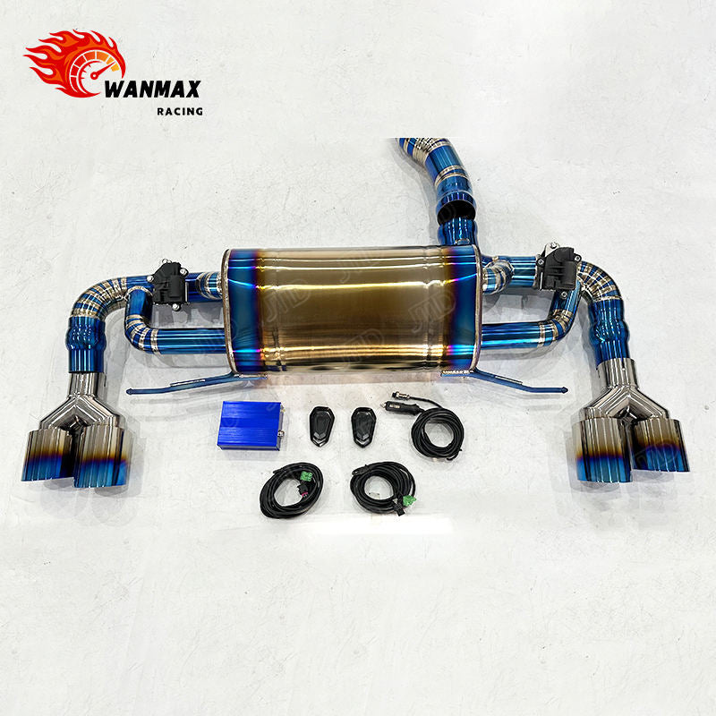 Titanium Electronic Valved Catback Exhaust for 2019+ BMW G20 G22 G23 G26 330i 430i 3 Series 4 Series B48 2.0T