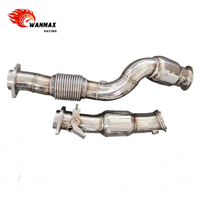 Mirror-Polished T304 Performance Downpipe Pair for BMW G80 M3/G82 G83 M4/G87 M2 S58 3.0L Turbo
