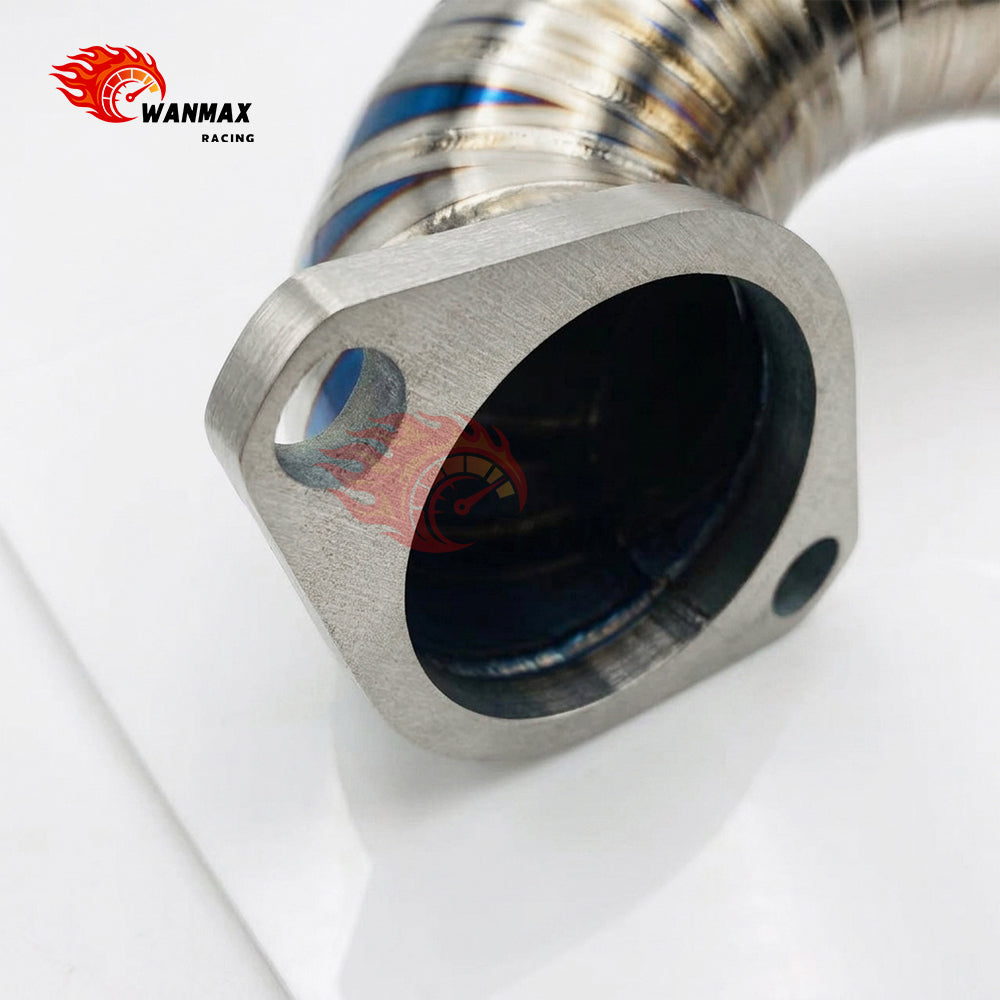 High-Performance Titanium Turbo Inlet Pipe Crossover Tube for Honda Civic Type R FK8 2.0T K20C1 2017-2021