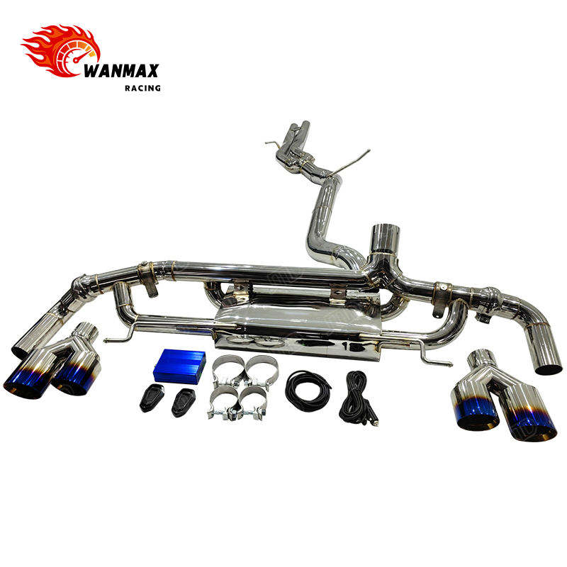 SS304 Electronic Valved Catback Exhaust for 2016-2019 Audi 4M Q7 3.0T V6 Luxury SUV