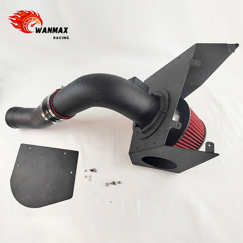 Performance Aluminum Cold Air Intake System Kit with Enclosed Heat Shield for BMW F10 F11 520i 528i N20 2.0L Turbo 2012-2018