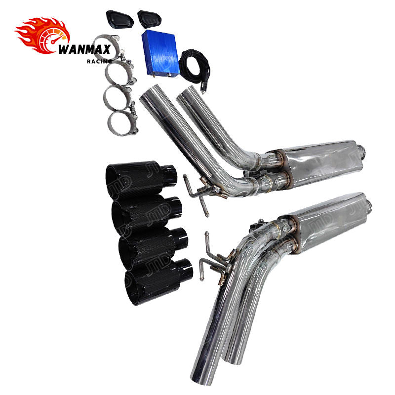 Mirror Polished SS304 OEM Vacuum Valved Catback Exhaust for Mercedes G-Class W464 W463A G63 G500 G550 2018+