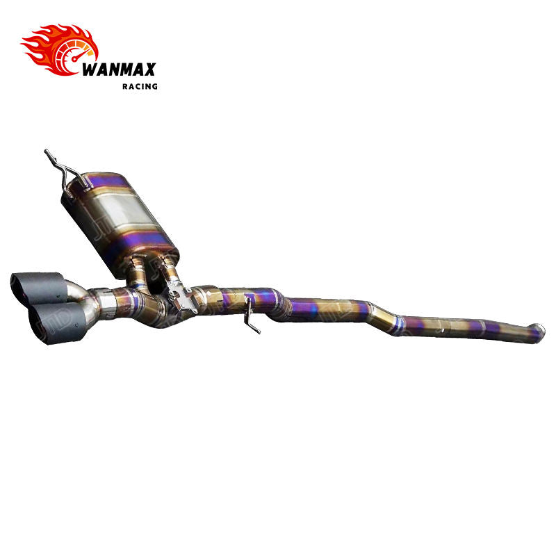 Performance Valved Catback Exhaust System for MINI Cooper S F56 2.0T B48 Engine Titanium Style