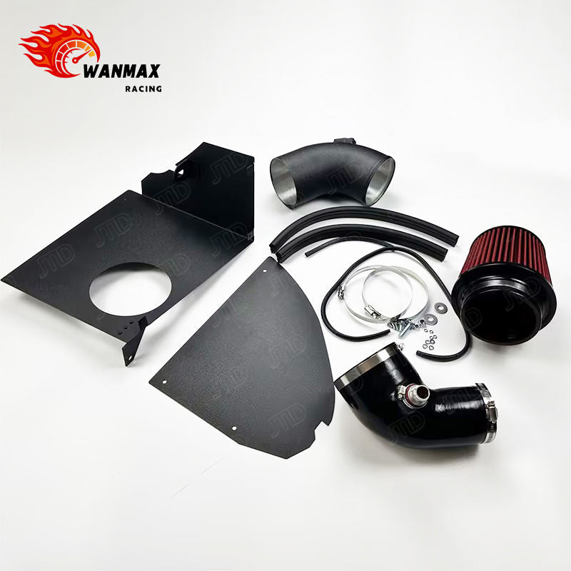 High-Flow Aluminum Cold Air Intake System Kit with Heat Shield for BMW G20 M340i G42 M240i B58 3.0L Turbo