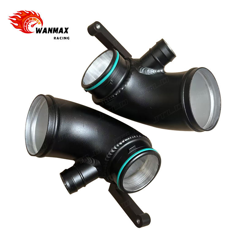 High Flow Aluminum Turbo Intake Inlet Pipe For VW GOLF MK7GTIR MK3 A3 S3 EA888 Tuning LG-0089-BK
