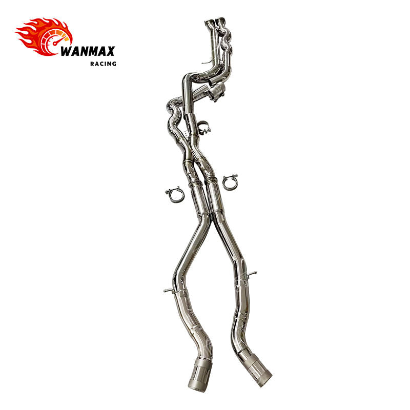 70mm Equal Length SS304 Serpentine Midpipe Exhaust for BMW F80 M3 F82 M4 S55 3.0L Twin Turbo
