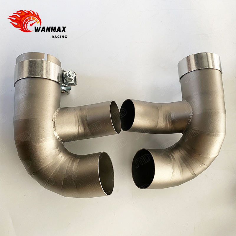 For Porsche 911 Carrera Lightweight Sandblasted Titanium Performance Exhaust Catback Upgrade Ti System