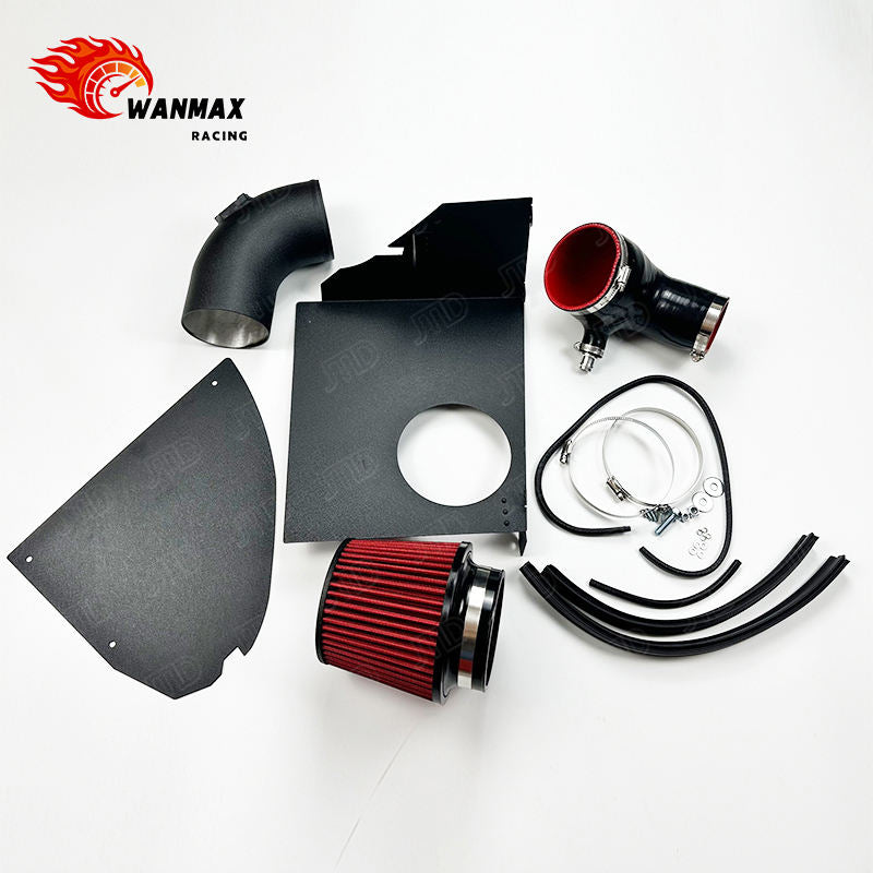 High-Flow Aluminum Cold Air Intake System Kit with Heat Shield for BMW G20 M340i G42 M240i B58 3.0L Turbo