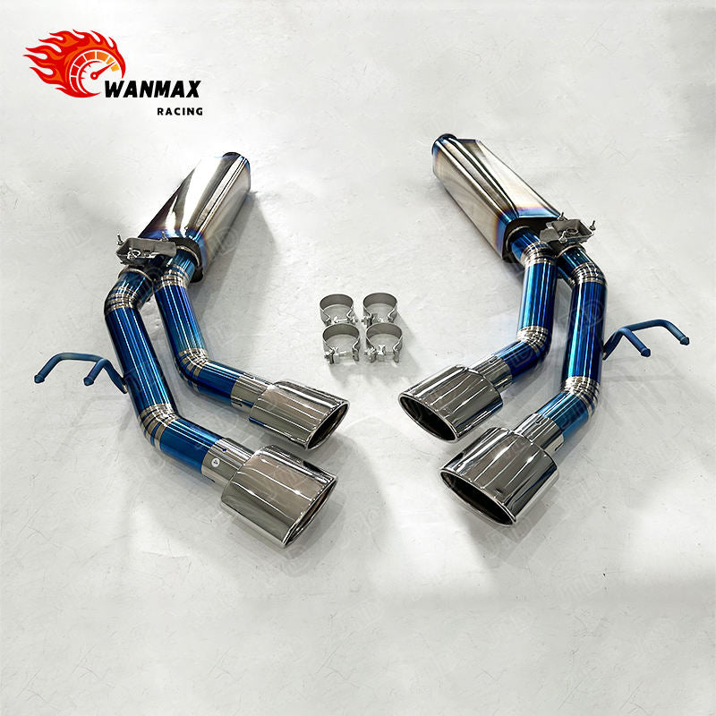 Titanium OEM Vacuum Valved Catback Exhaust for Mercedes G63 AMG W464 W463A 2018+ 4.0T Twin Turbo V8 with Polished Stainless Tips