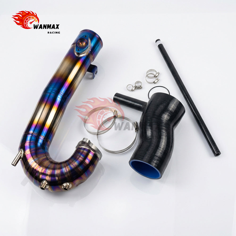 Burnt Blue Titanium Turbo Inlet Pipe for Honda Civic FE1 FL1 Si & Acura Integra DE1 1.5T 2022+