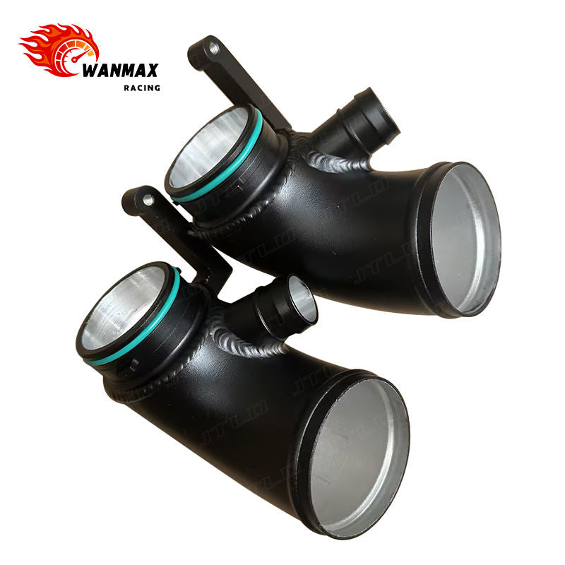 High Flow Aluminum Turbo Intake Inlet Pipe For VW GOLF MK7GTIR MK3 A3 S3 EA888 Tuning LG-0089-BK