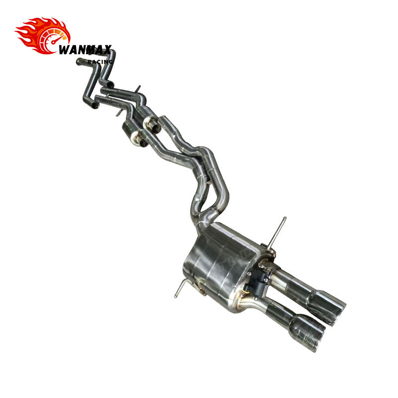 Performance Stainless Steel Catback Valved Muffler Exhaust System for BMW 330Ci E46 3.0L 2001