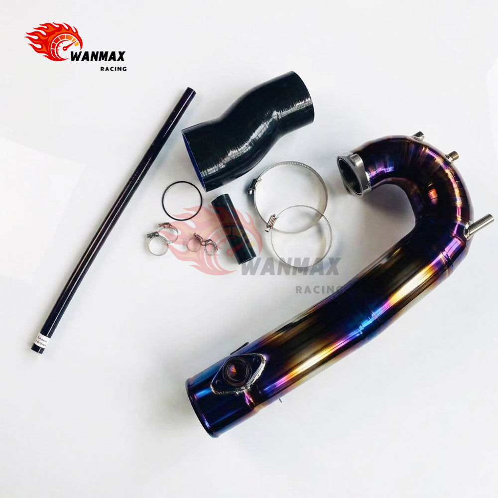 Burnt Blue Titanium Turbo Inlet Pipe for Honda Civic FE1 FL1 Si & Acura Integra DE1 1.5T 2022+