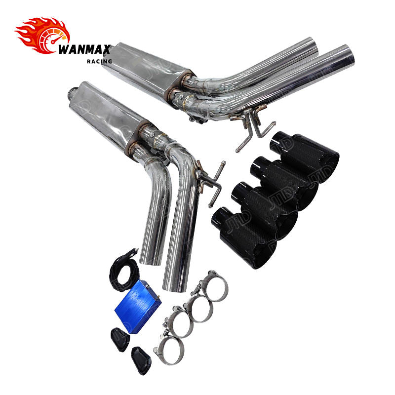 Mirror Polished SS304 OEM Vacuum Valved Catback Exhaust for Mercedes G-Class W464 W463A G63 G500 G550 2018+