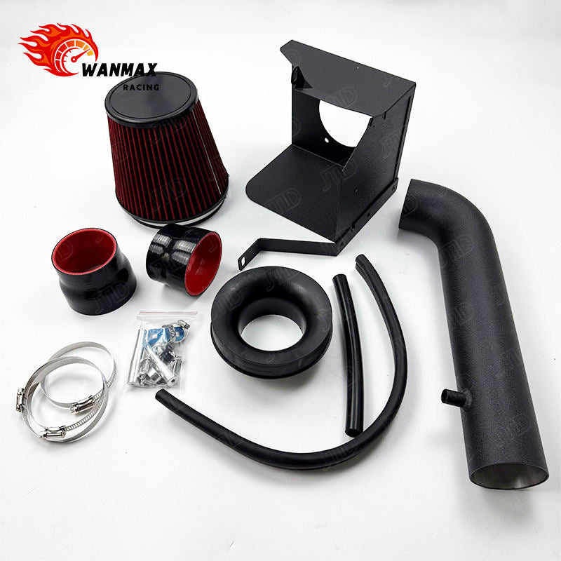Performance Aluminum Cold Air Intake Kit with Heat Shield for Jeep Wrangler JK 3.6L V6 2012-2018