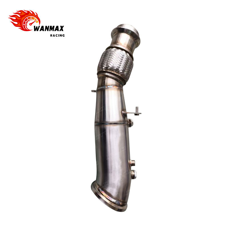 Brushed SS304 High-Flow Downpipe for BMW 120i/220i/320i/330i/420i B46 2.0L Turbo