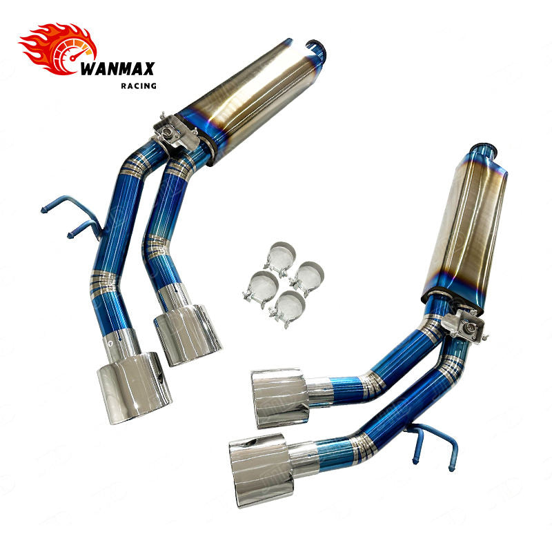Titanium OEM Vacuum Valved Catback Exhaust for Mercedes G63 AMG W464 W463A 2018+ 4.0T Twin Turbo V8 with Polished Stainless Tips