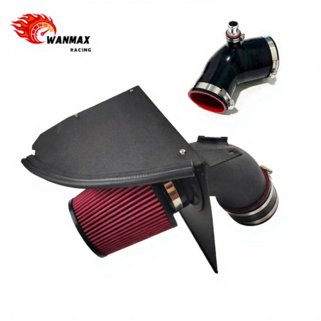 High-Flow Aluminum Cold Air Intake System Kit with Heat Shield for BMW G20 M340i G42 M240i B58 3.0L Turbo