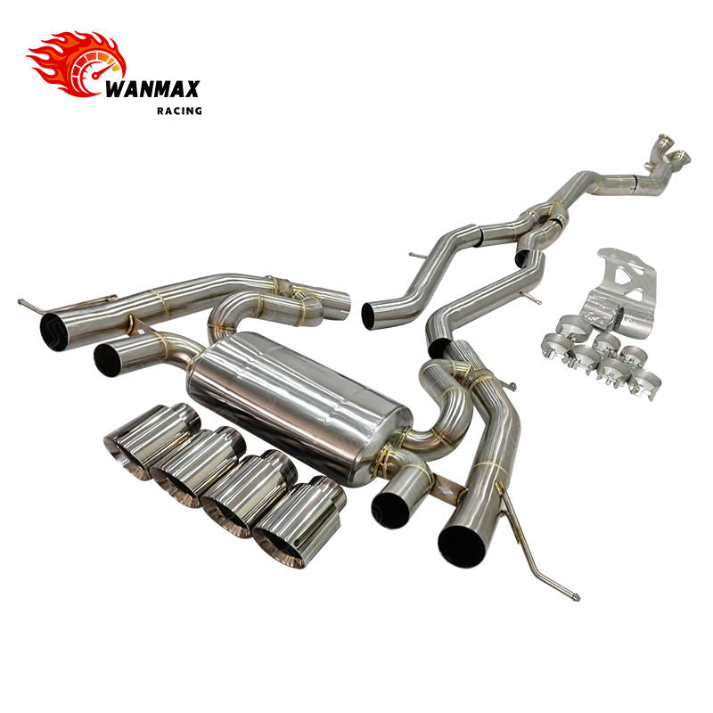 SS304 Valved Catback Exhaust for BMW M2 G87 M3 G80 M4 G82 S58 Dual-Tone Finish Available