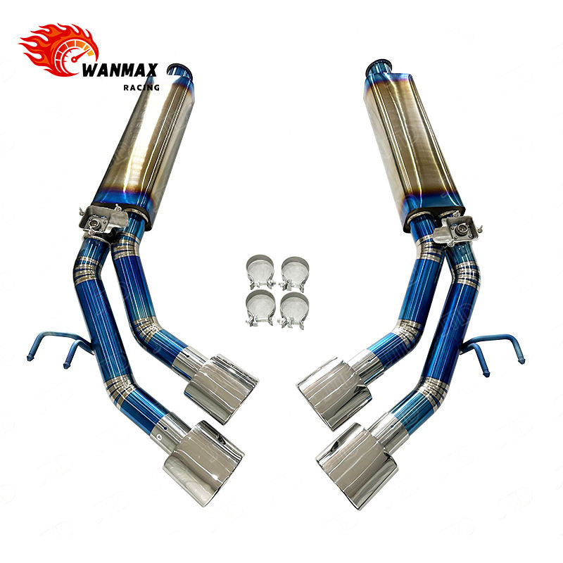 Titanium OEM Vacuum Valved Catback Exhaust for Mercedes G63 AMG W464 W463A 2018+ 4.0T Twin Turbo V8 with Polished Stainless Tips