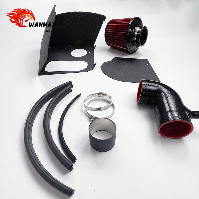 Performance Cold Air Intake Kit with Silicone Pipe & Heat Shield for Audi A4 B9 2.0T TFSI 2015+