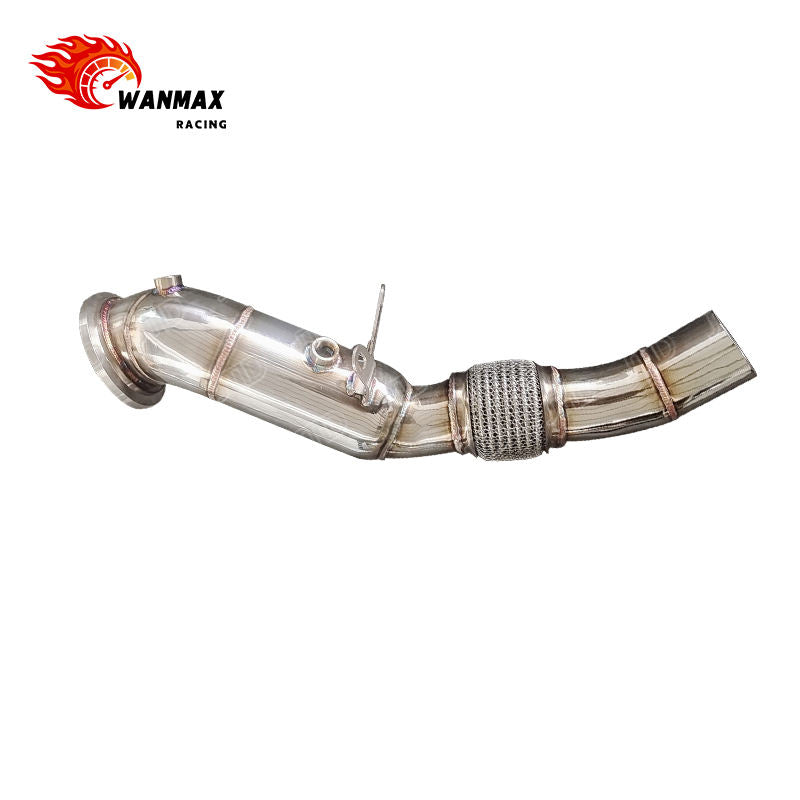 Mirror Polished SS304 Exhaust Downpipe for BMW 3 Series F30 318i B38 1.5L Turbo With Flex Bellows