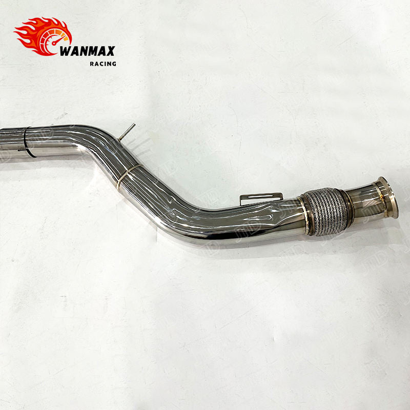 Mirror Polished 304 Stainless Steel Electronic Valved Exhaust System for Mercedes-Benz W206 C43 AMG 3.0T V6 2022+
